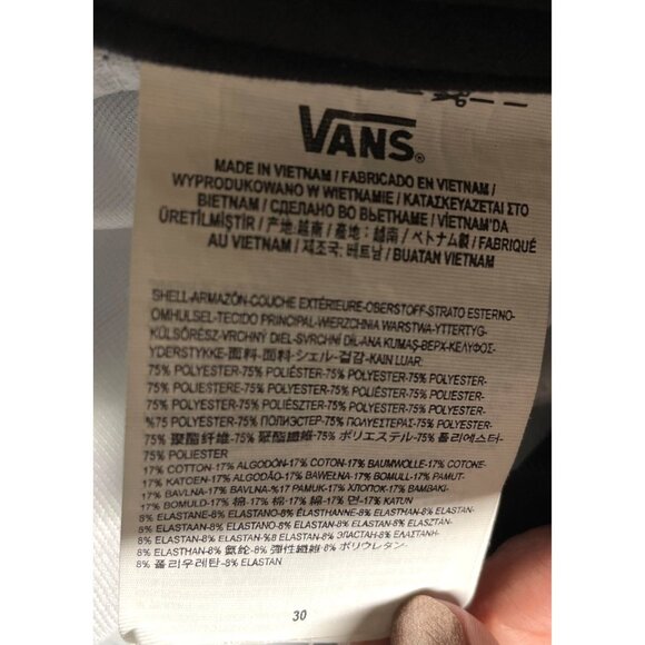 Vans Men's Boardshorts Size 30 Striped Teal & Navy Polyester‎ Blend Swim short - Picture 5 of 8